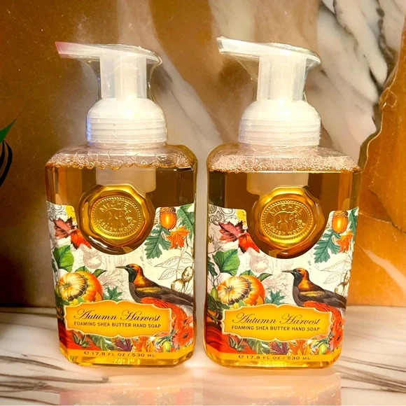 Michel Design Works NWT Qty 2 Foaming Shea
Butter Hand Soap Autumn Harvest - Picture 1 of 5
